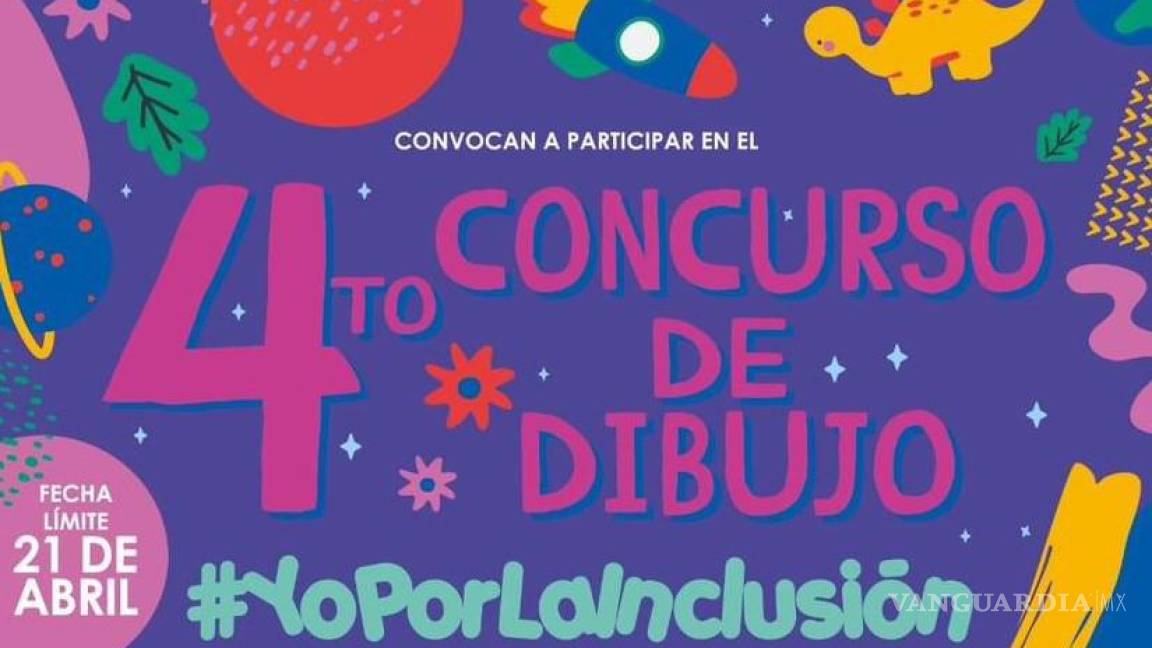 Convocan a concurso de dibujo para promover la inclusión en Coahuila