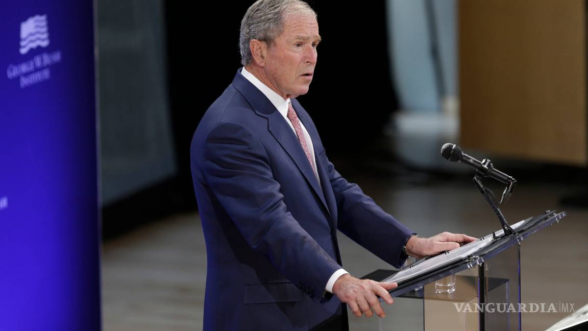 $!Viene una nueva era de "aislacionismo" de EU, dice George W. Bush