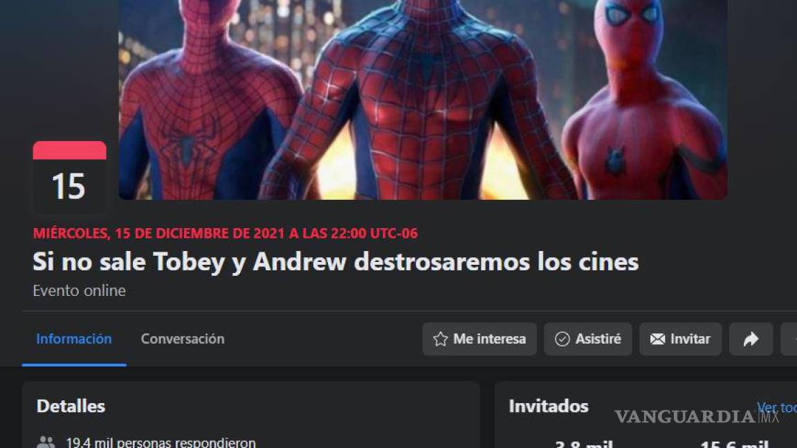 Si Maguire y Garfield no salen en Spider-Man: destrozamos cines; usuarios ‘amenazan’ con eventos