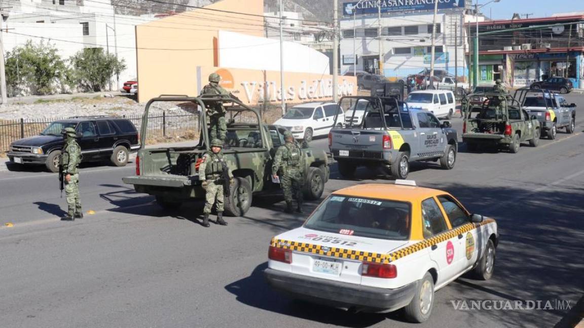 Refuerzan con elementos del Ejército seguridad de Santa Catarina, en Nuevo León