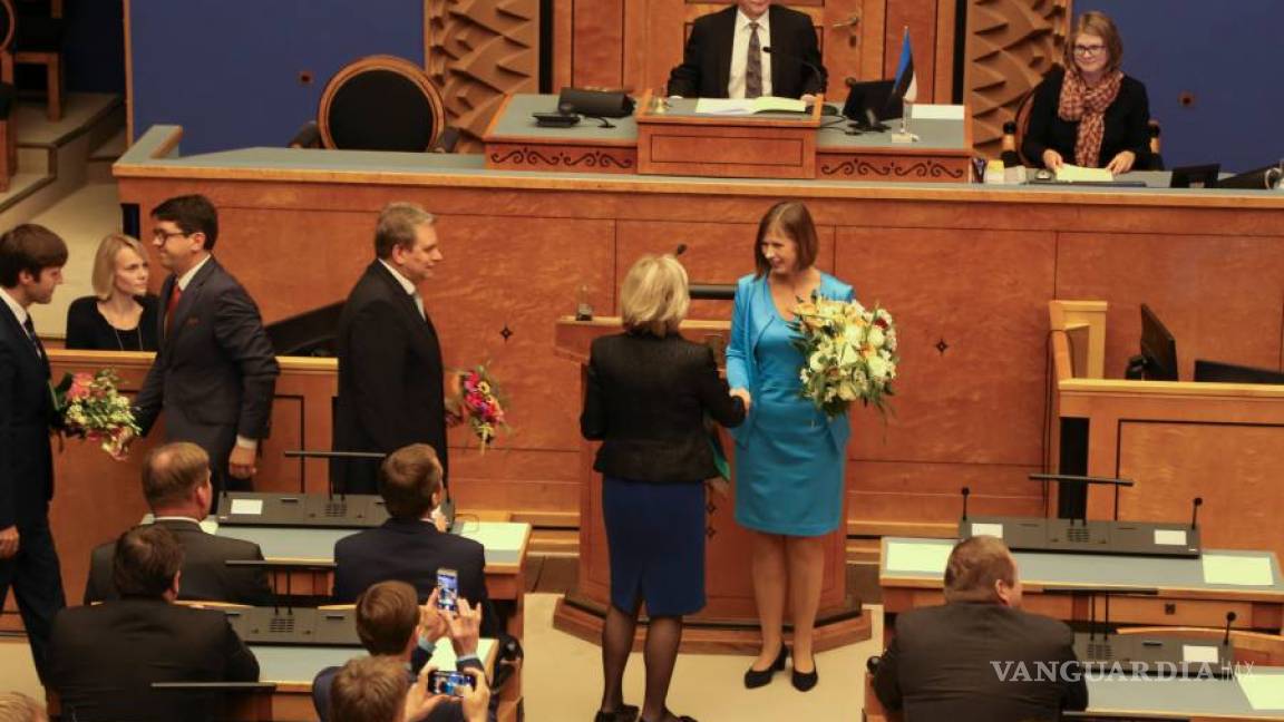 Kersti Kaljulaid, primer mujer elegida presidenta de Estonia