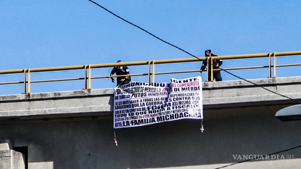 La Familia Michoacana advierte sobre el inicio de una 'guerra' contra la Fiscalía del Edomex