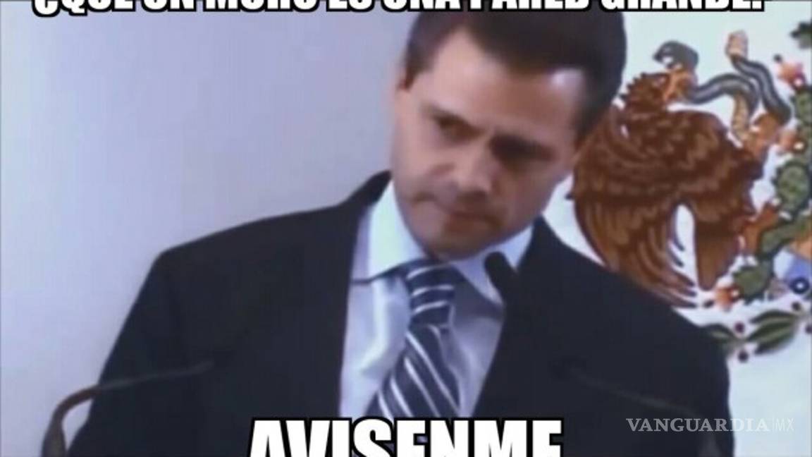 $!Trump hace oficial la construcción del muro y los usuarios... construyen memes