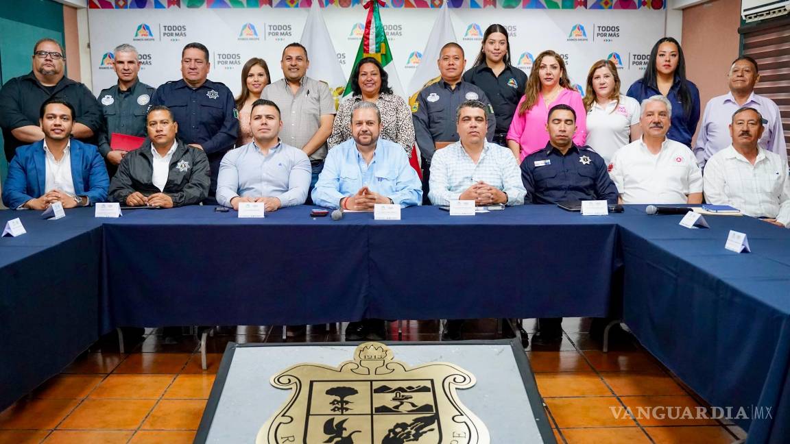 Definen en Ramos Arizpe estrategias de seguridad para Semana Santa