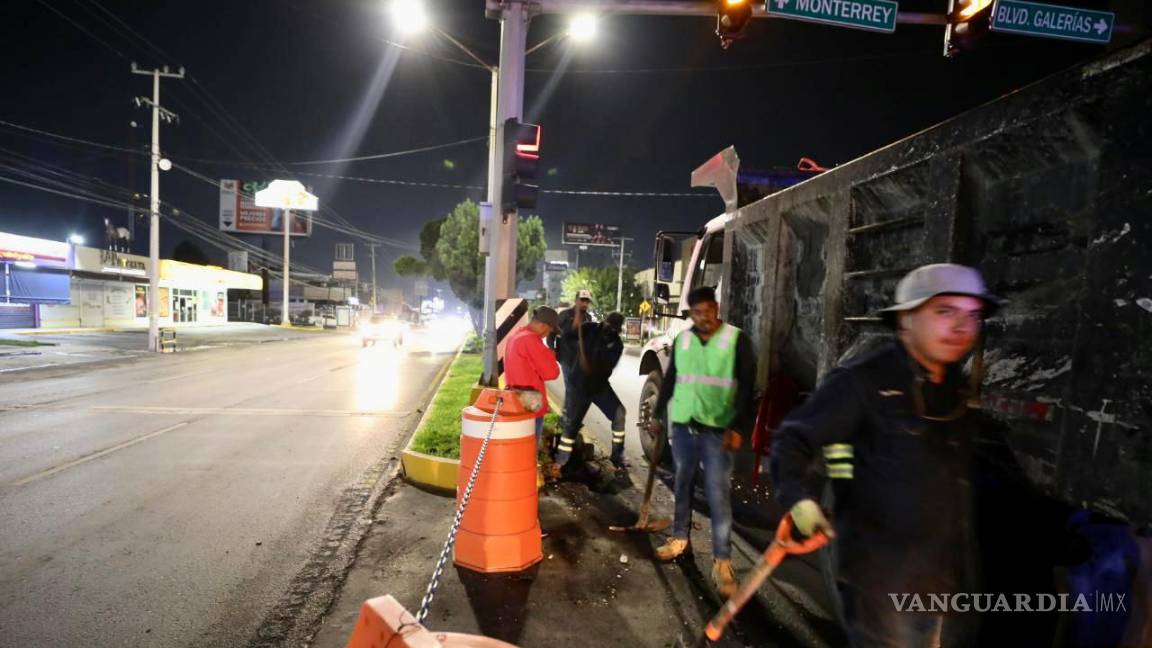 Automatizarán riego de camellón en Saltillo