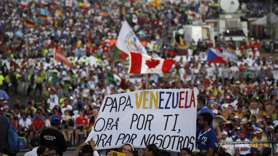 El Papa pide solución pacífica en Venezuela