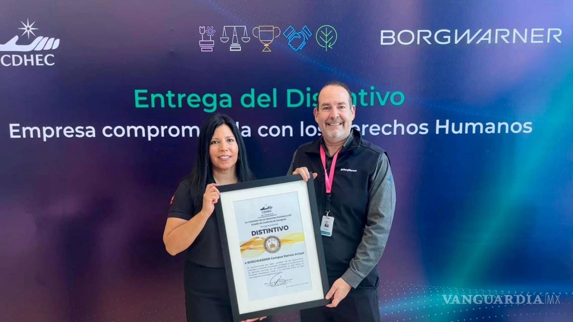 BorgWarner Campus Ramos recibe doble reconocimiento por derechos humanos y responsabilidad social