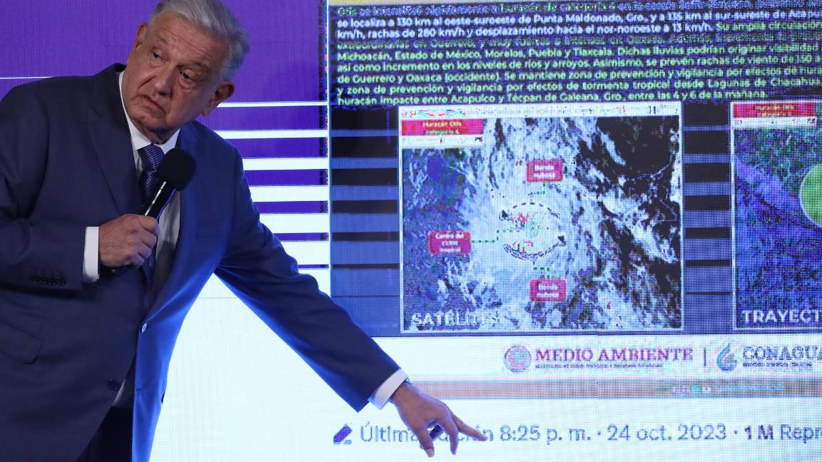 Minuto a minuto, AMLO tenía la información y no avisó del huracán