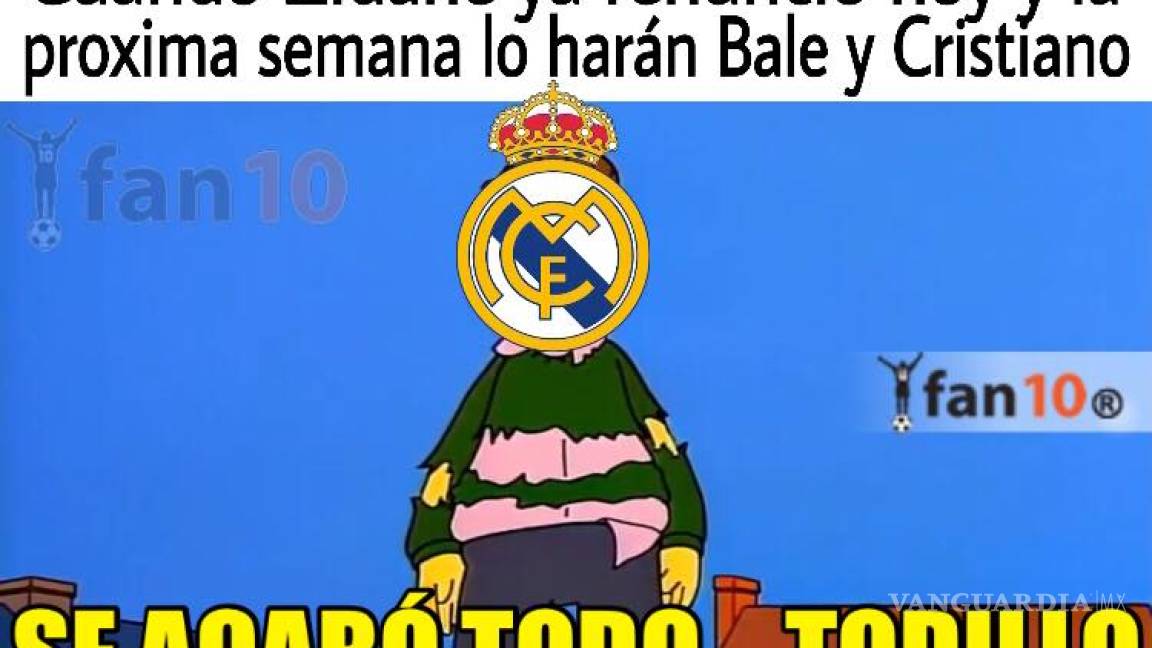 Los memes de la renuncia de Zidane