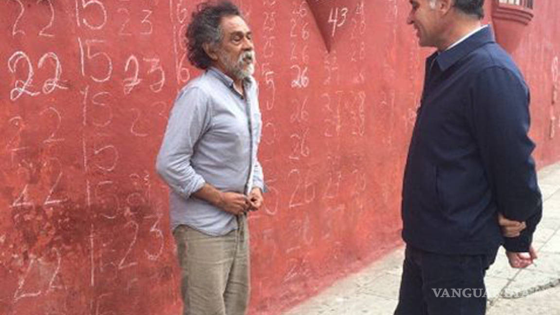 Se reúne Cué con el pintor Francisco Toledo