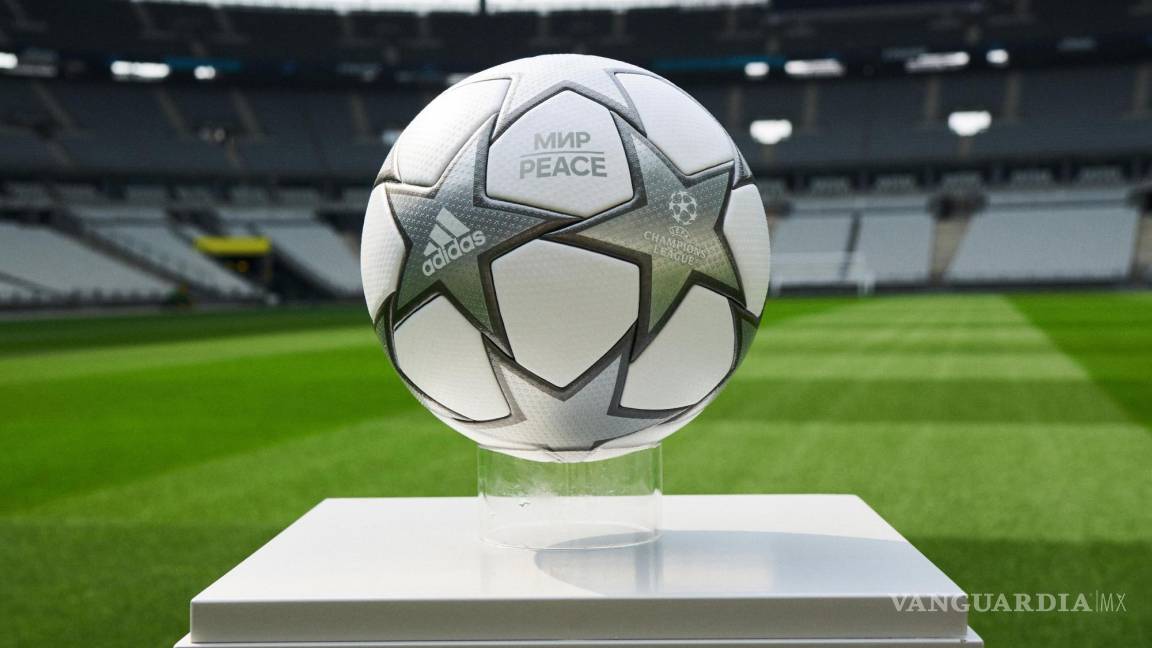 Balón de la final de la Champions con la palabra paz será subastado al terminar el partido entre Real Madrid y Liverpool