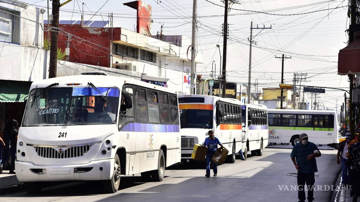‘Quiebra’ pandemia a 7 rutas del transporte en Saltillo; readecuarán recorridos