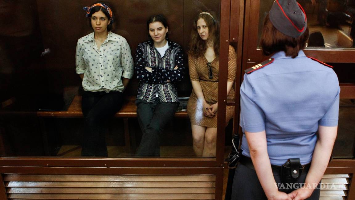 $!Rusia debe indemnizar a tres integrantes del grupo punk Pussy Riot