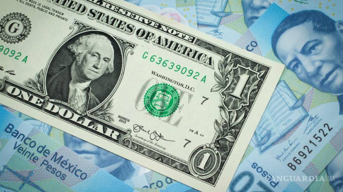 Peso registra ligera depreciación frente al dólar, en el cierre de la semana