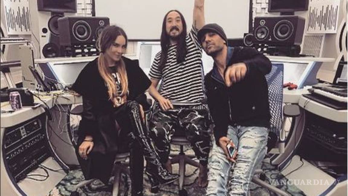 Belinda trabaja en proyecto musical con Steve Aoki