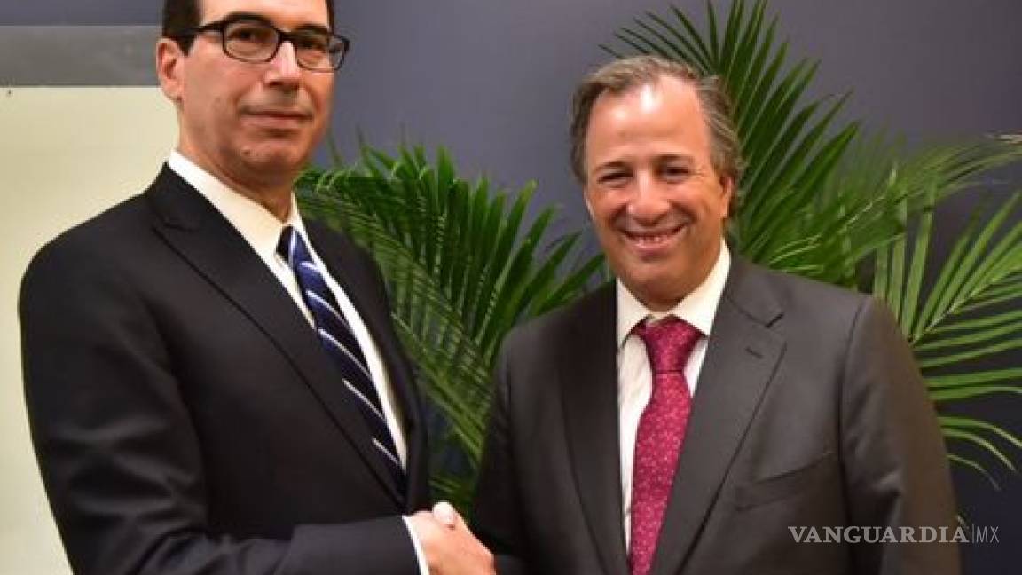 José Antonio Meade se reúne con secretario del Tesoro de EU