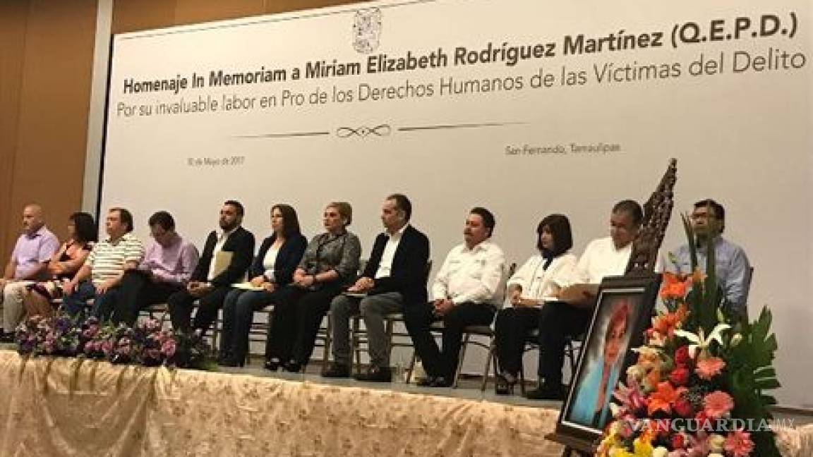 Rinden homenaje a Miriam Rodríguez