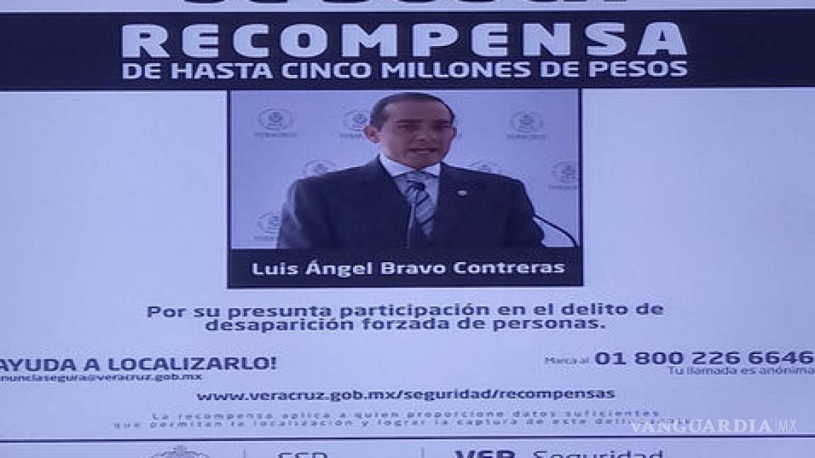 Yunes ofrece 5 millones para detener a fiscal de Javier Duarte