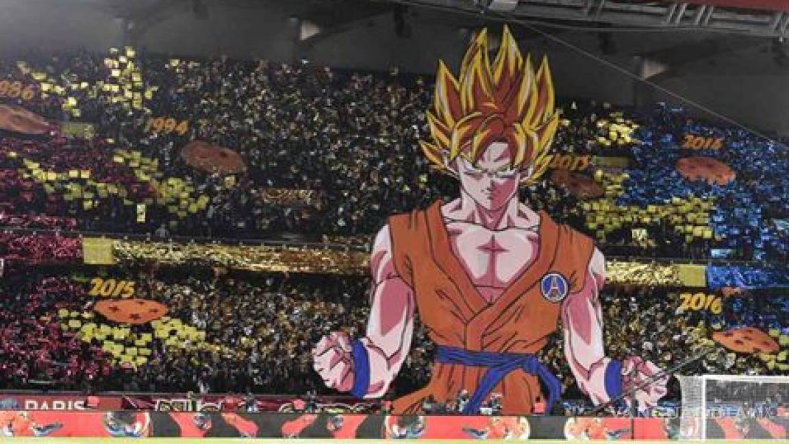 Goku ‘apareció’ en el Parque de los Príncipes