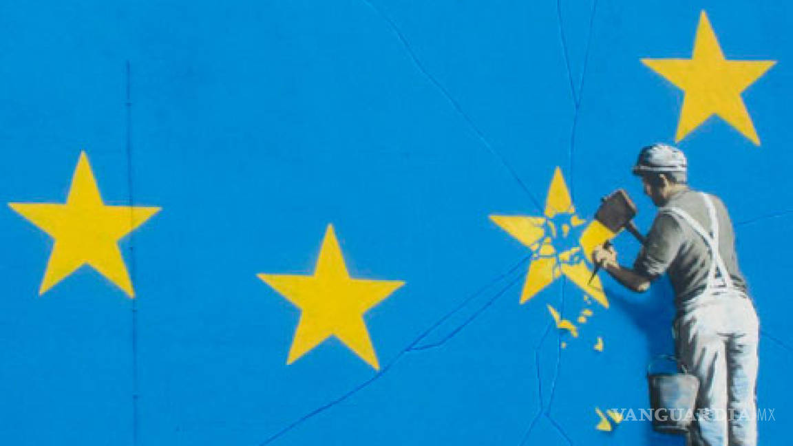Banksy reaparece con mural sobre el 'Brexit'