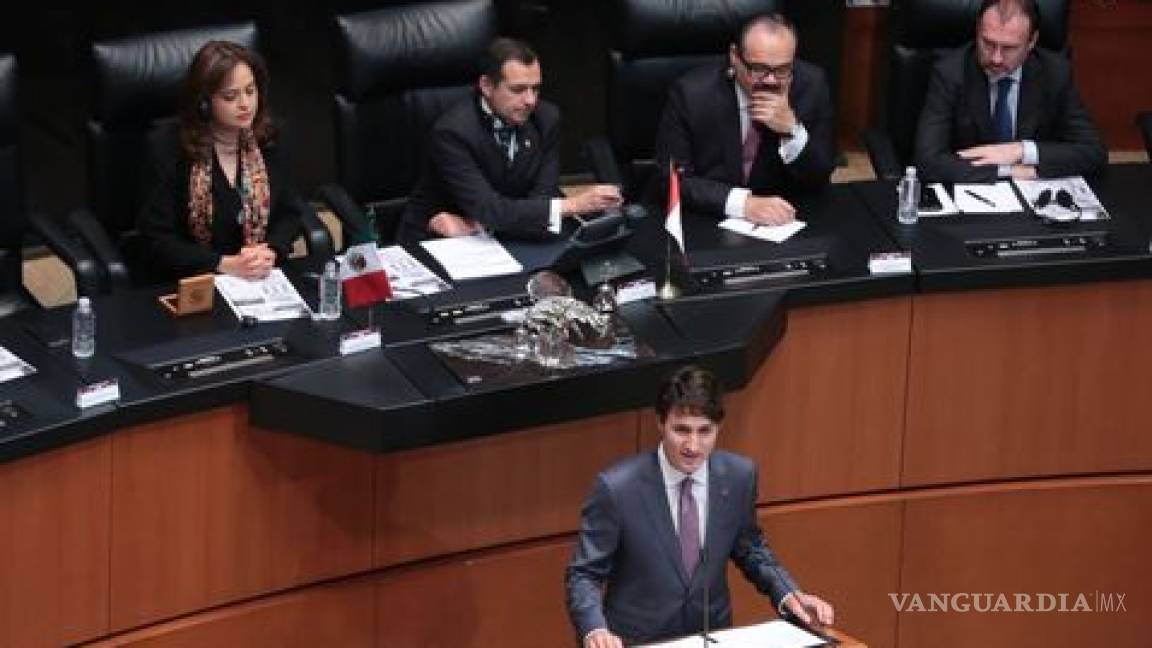 Ante el Senado, Trudeau pide mejores normas laborales y salarios para trabajadores mexicanos