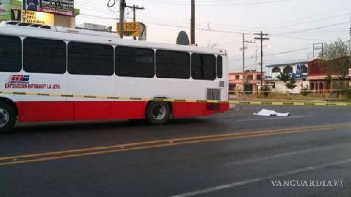 Hombre muere atropellado por camión urbano en Guadalupe