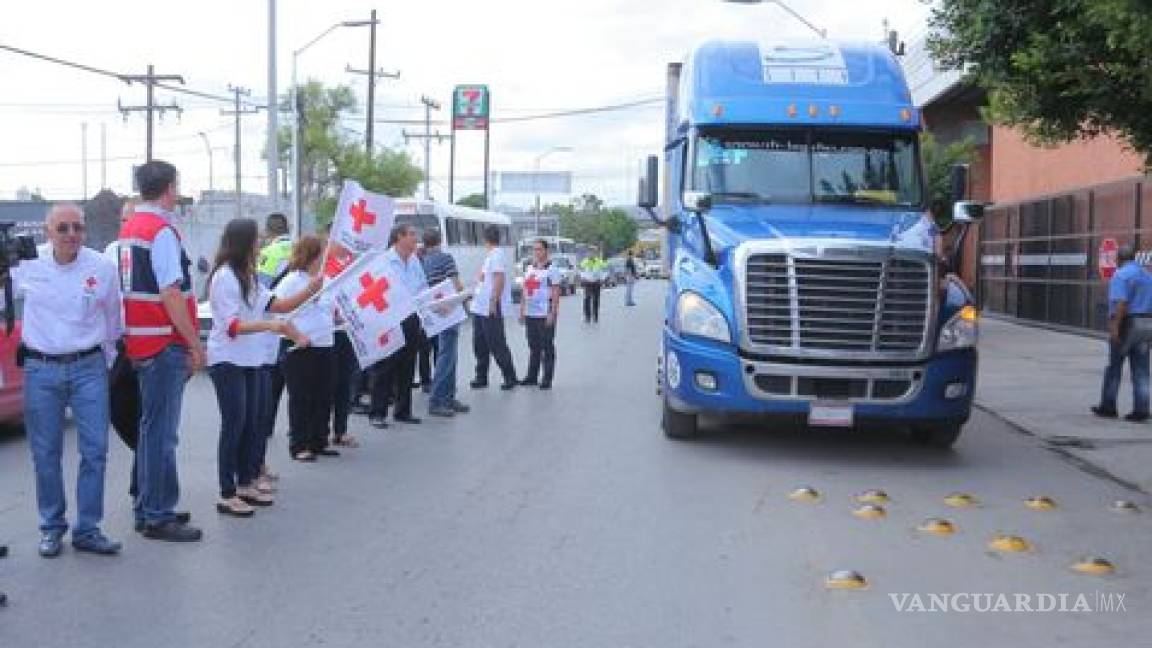 Envía Cruz Roja de Torreón apoyo a los damnificados de Oaxaca