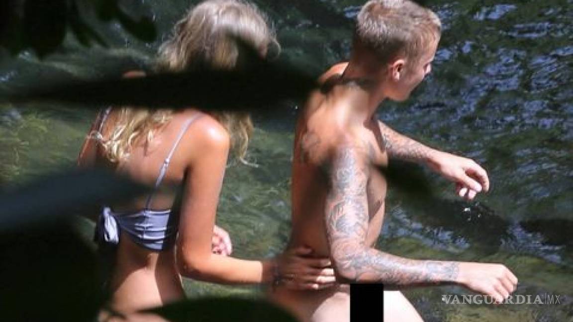 Primero Bloom y ahora Bieber; captan al cantante desnudo