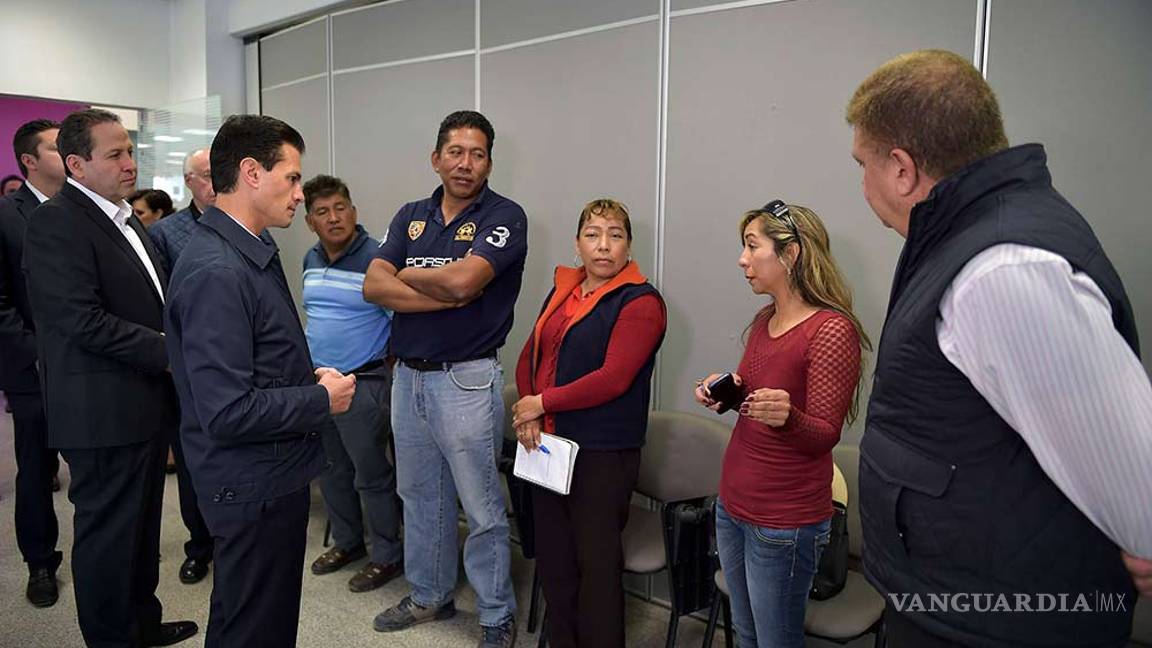 $!Enrique Peña Nieto se compromete a reconstruir mercado en Tultepec