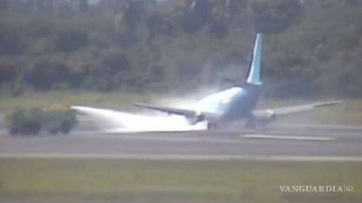 En 2010, avión de Global Air aterrizó de emergencia en Vallarta