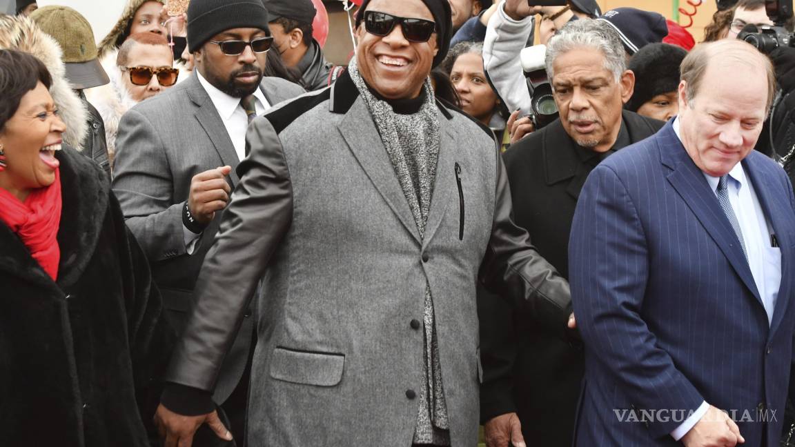 Nombran calle de Detroit en honor a Stevie Wonder