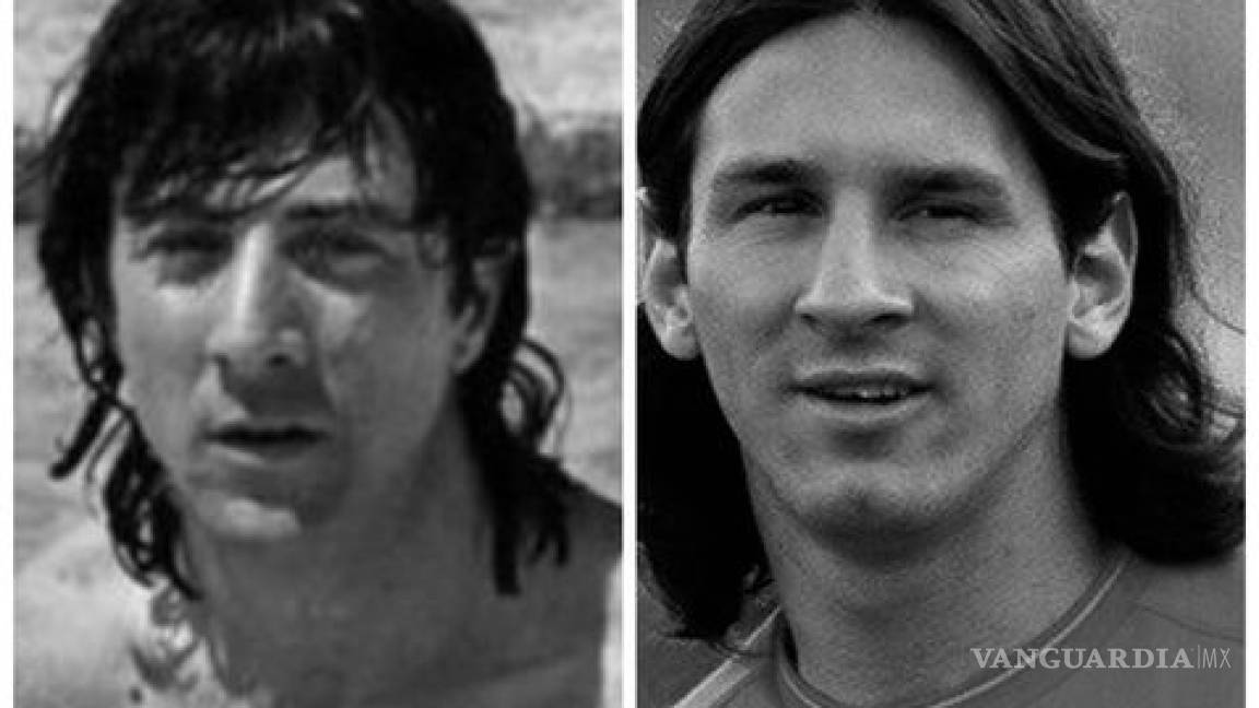 Dustin Hoffman y su gran parecido con Lionel Messi