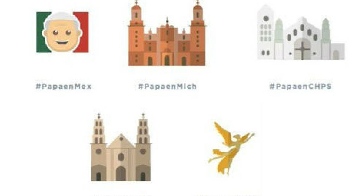 Twitter lanza emojis especiales por visita del Papa Francisco a México