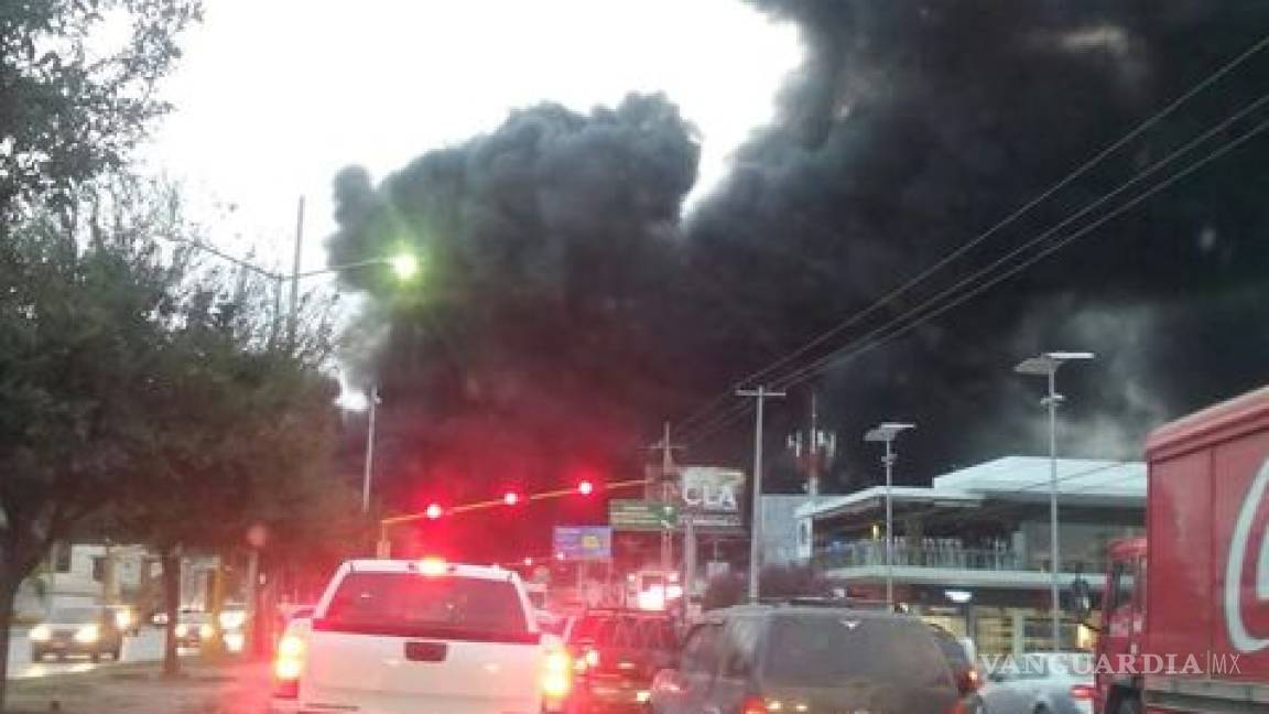 Se incendia tienda comercial en Reynosa