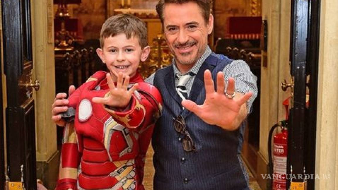 Iron Man visita niños en hospital de Londres