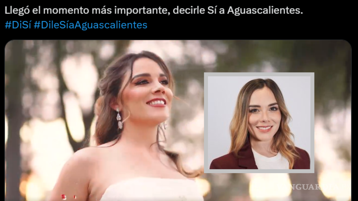 Vestida de novia, candidata de Morena pide ‘el sí’ de votantes (video)