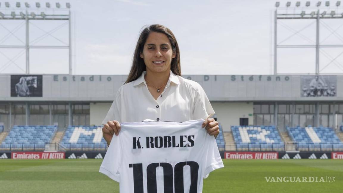 Kenti Robles llega a 100 partidos con el Real Madrid; Butragueño reconoce a la mexicana