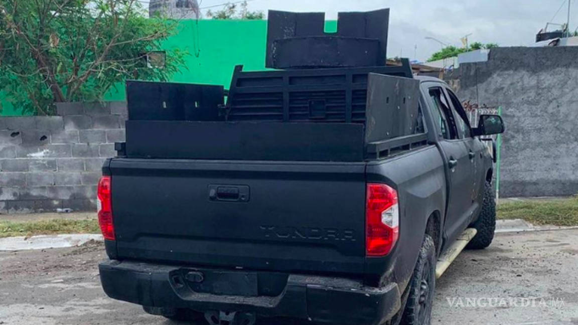 Abaten policías de Tamaulipas a ocho en Nuevo Laredo; aseguran armas y vehículo
