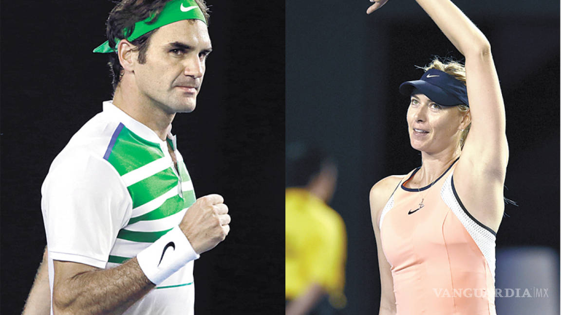 Federer y Sharapova: tenistas récord