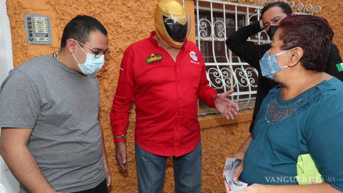 $!Tinieblas, a sus 81 años dará su último combate en el ring de las urnas en las próximas elecciones