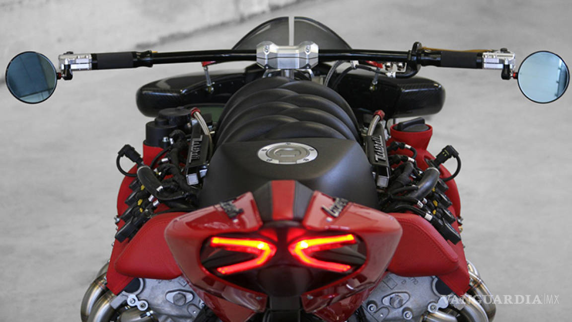 $!Lazareth LM 847, bestial motocicleta con alma Maserati