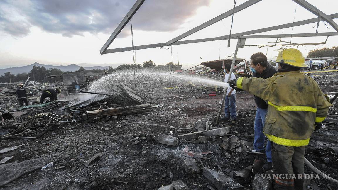 $!Las terribles imágenes que dejó la explosión en Tultepec