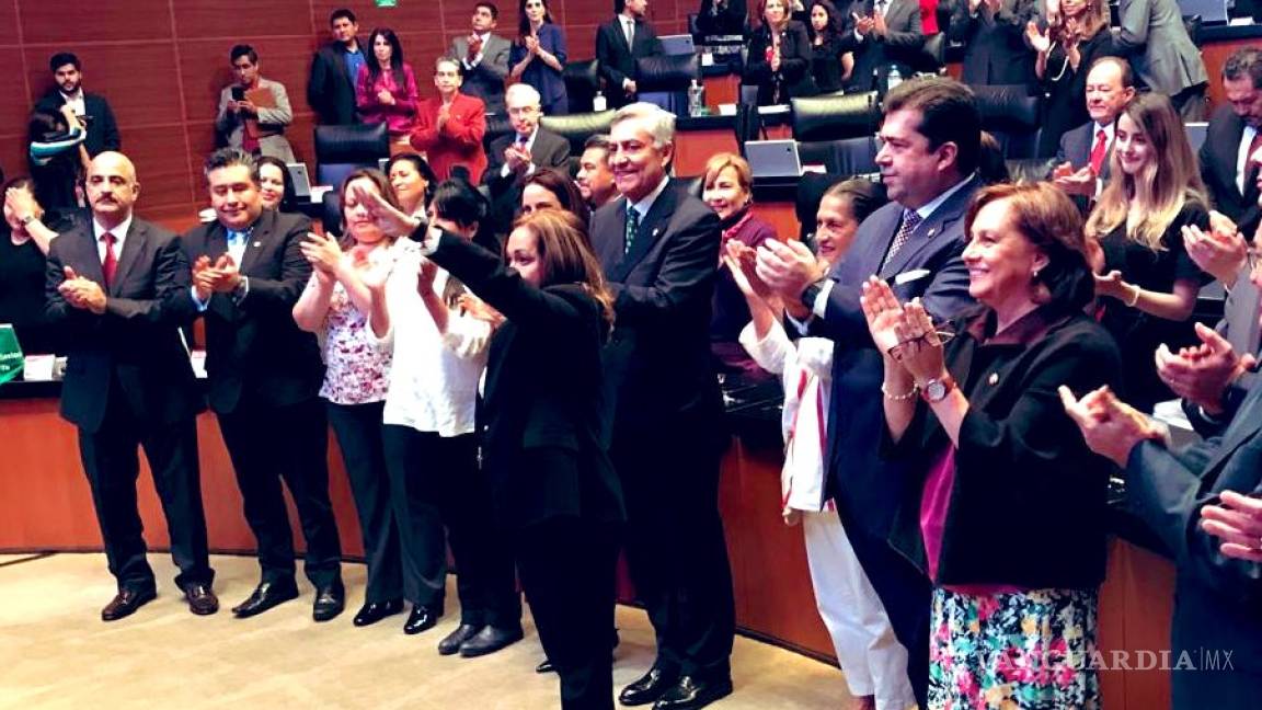 Sanjuana Martínez rinde protesta como nueva directora de Notimex