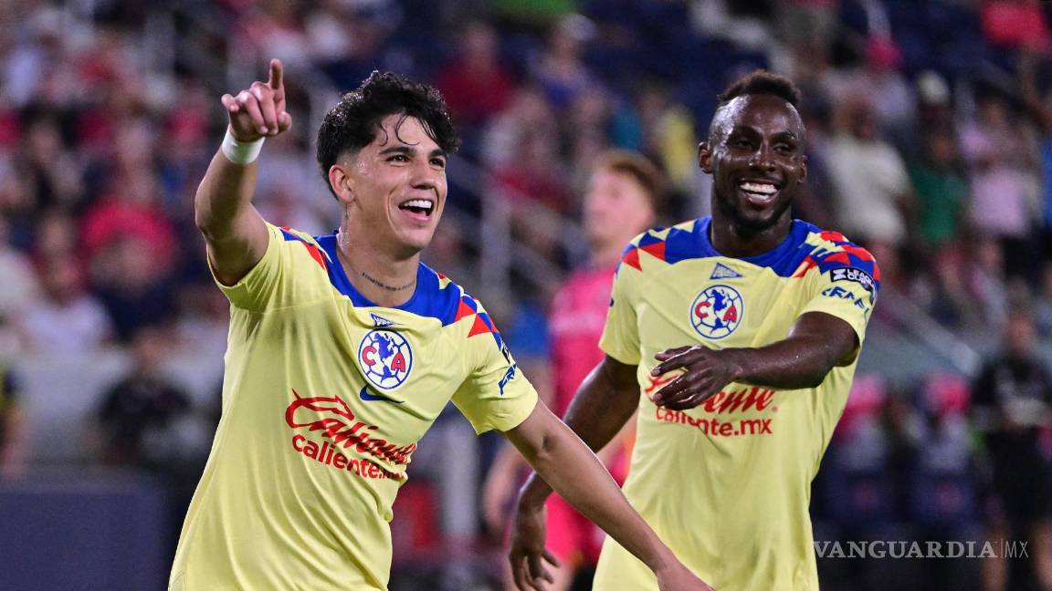 América se estrena en la Leagues Cup con goleada 4-0