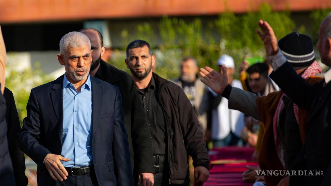 $!Yahya Sinwar, el líder de Hamas en Gaza, en la ciudad de Gaza el 14 de abril de 2023.