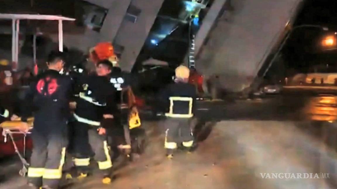 $!Sismo de Taiwán dejó 2 muertos y más de 200 personas heridas