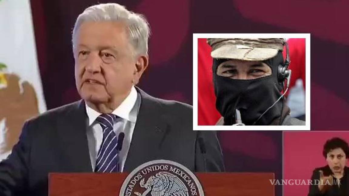 ‘Él debe ser Zapata’, AMLO ironiza ante crítica del capitán ‘Marcos’