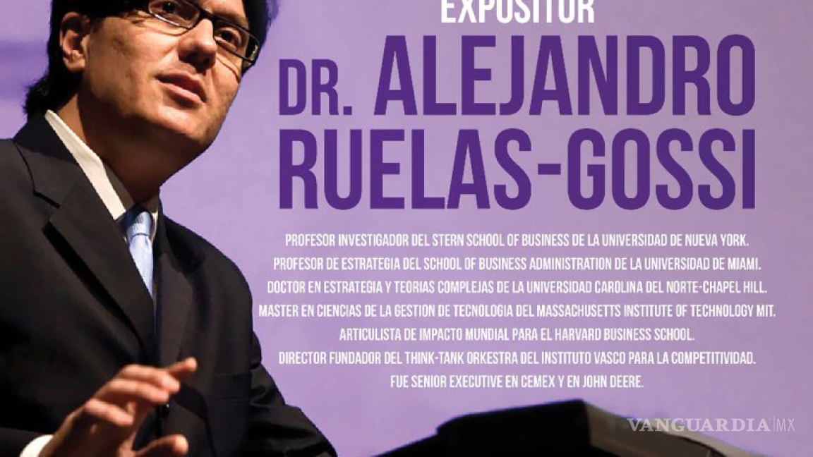 Cambia sede de ponencia de Alejandro Ruelas-Gossi