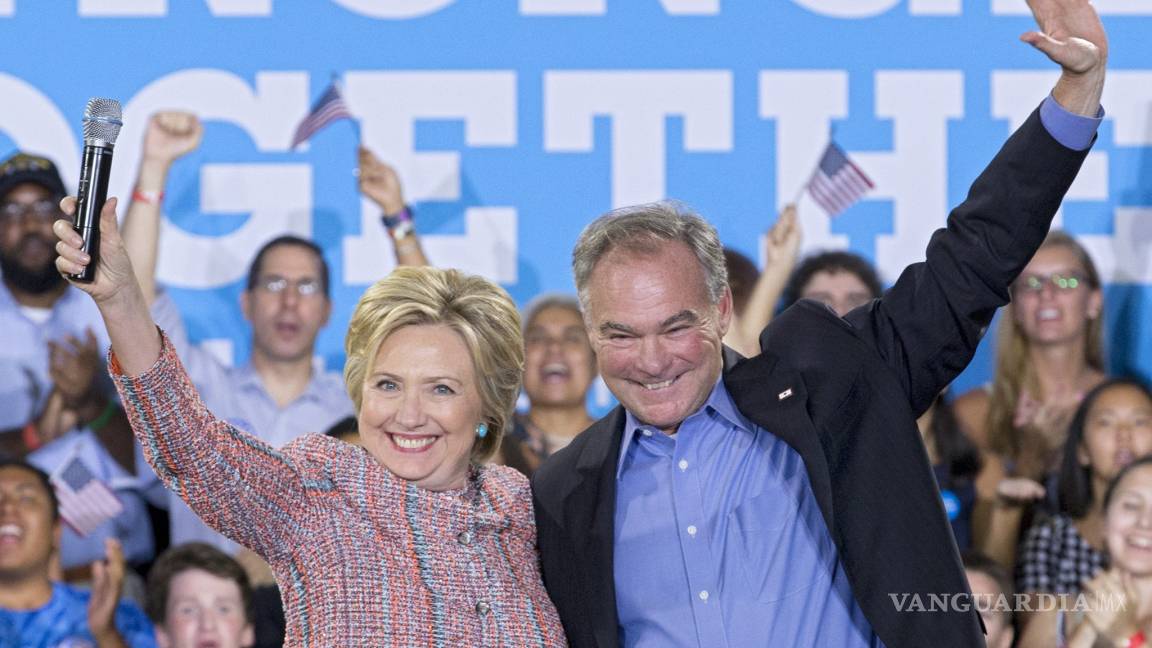 La fórmula Clinton-Kaine se presenta en público por primera vez