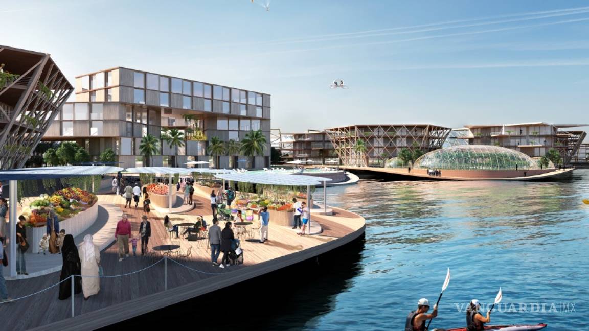 $!Esta es Oceanix City, la ciudad para 10 mil habitantes que está ¡sobre el agua!